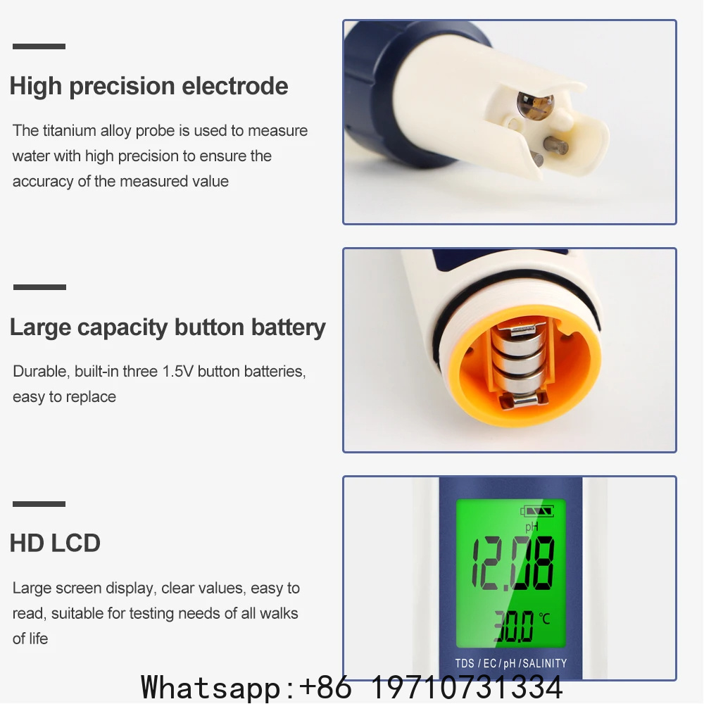 5 In 1 Dijital PH Ölçer TDS EC - Ec Meter Digital incelemesi ve fiyatı